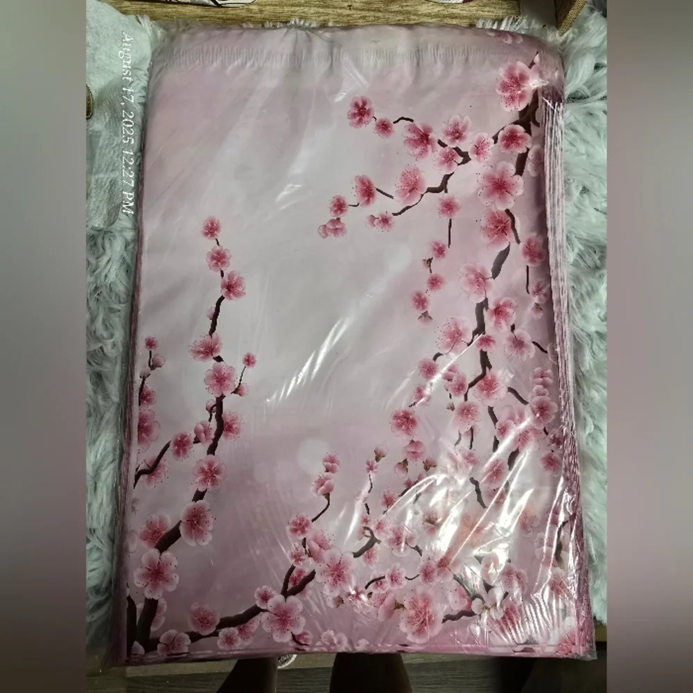 10 polymailers cerry blossom
